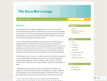 Tablet Screenshot of docubotlounge.wordpress.com