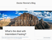 Tablet Screenshot of doctorrennie.wordpress.com