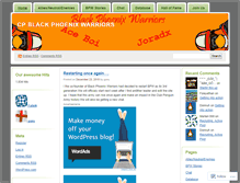 Tablet Screenshot of bpwarmycp.wordpress.com