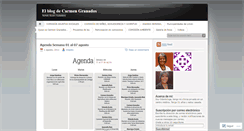 Desktop Screenshot of carmengranados.wordpress.com
