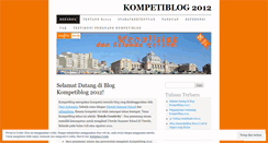 Desktop Screenshot of kompetiblog2012.wordpress.com