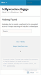 Mobile Screenshot of hollywoodsouthgigs.wordpress.com