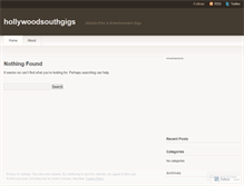 Tablet Screenshot of hollywoodsouthgigs.wordpress.com