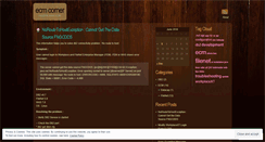 Desktop Screenshot of ecmcorner.wordpress.com