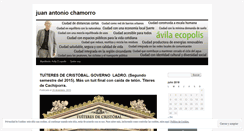Desktop Screenshot of juanantoniochamorro.wordpress.com