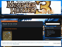 Tablet Screenshot of monsterhuntertrixd.wordpress.com