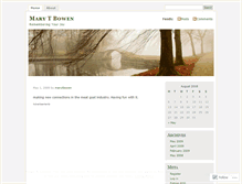 Tablet Screenshot of marytbowen.wordpress.com