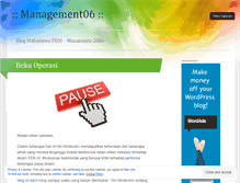 Tablet Screenshot of management06.wordpress.com