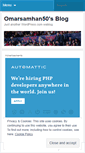 Mobile Screenshot of omarsamhan50.wordpress.com