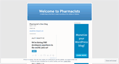 Desktop Screenshot of pharmworld.wordpress.com