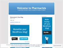 Tablet Screenshot of pharmworld.wordpress.com