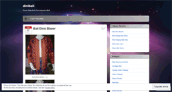 Desktop Screenshot of dinibali.wordpress.com