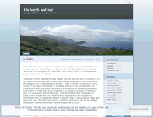 Tablet Screenshot of hishandsandfeet.wordpress.com