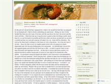 Tablet Screenshot of chefgal.wordpress.com