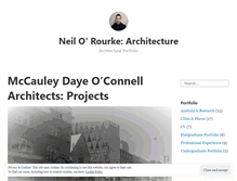 Tablet Screenshot of neilorourkearchitecture.wordpress.com