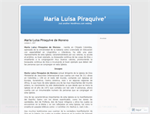 Tablet Screenshot of marialuisapiraquive.wordpress.com