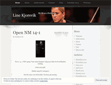 Tablet Screenshot of linekjorsvik.wordpress.com