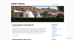 Desktop Screenshot of ahmetturkan.wordpress.com