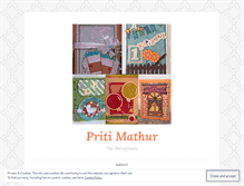 Tablet Screenshot of pritimathur.wordpress.com