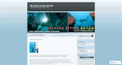 Desktop Screenshot of batamdiving.wordpress.com