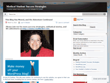 Tablet Screenshot of medstudentsuccess.wordpress.com