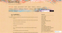 Desktop Screenshot of byws.wordpress.com