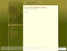 Tablet Screenshot of guiafallout3.wordpress.com