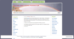 Desktop Screenshot of glutenfreecookiefederation.wordpress.com