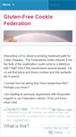 Mobile Screenshot of glutenfreecookiefederation.wordpress.com