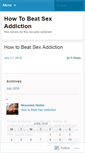 Mobile Screenshot of howtobeatsexaddiction.wordpress.com