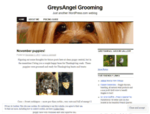 Tablet Screenshot of greysangel.wordpress.com