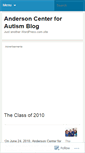 Mobile Screenshot of andersoncenterforautism.wordpress.com