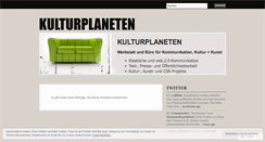 Desktop Screenshot of kulturplaneten.wordpress.com