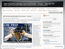 Tablet Screenshot of greverbalprep.wordpress.com