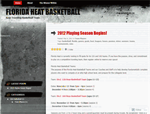 Tablet Screenshot of floridaheat.wordpress.com
