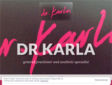 Tablet Screenshot of drkarla.wordpress.com