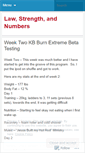Mobile Screenshot of lawstrengthnumbers.wordpress.com