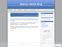 Tablet Screenshot of matrixxmedia.wordpress.com