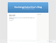 Tablet Screenshot of hoctiengnhatonline.wordpress.com