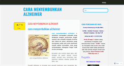 Desktop Screenshot of caramenyembuhkanalzheimer.wordpress.com