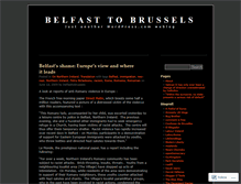 Tablet Screenshot of belfasttobrussels.wordpress.com