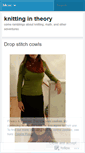 Mobile Screenshot of mathknitter.wordpress.com