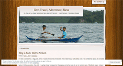 Desktop Screenshot of livetravelbless.wordpress.com