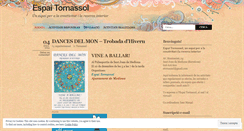 Desktop Screenshot of espaitornassol.wordpress.com