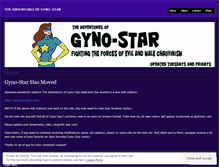 Tablet Screenshot of gynostar.wordpress.com