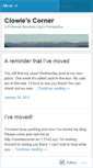 Mobile Screenshot of clowiescorner.wordpress.com