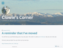 Tablet Screenshot of clowiescorner.wordpress.com