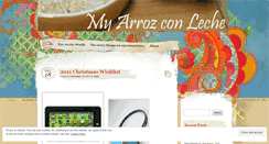 Desktop Screenshot of myarrozconleche.wordpress.com