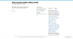Desktop Screenshot of dirtytweets.wordpress.com