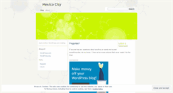 Desktop Screenshot of kiminmexicocity.wordpress.com